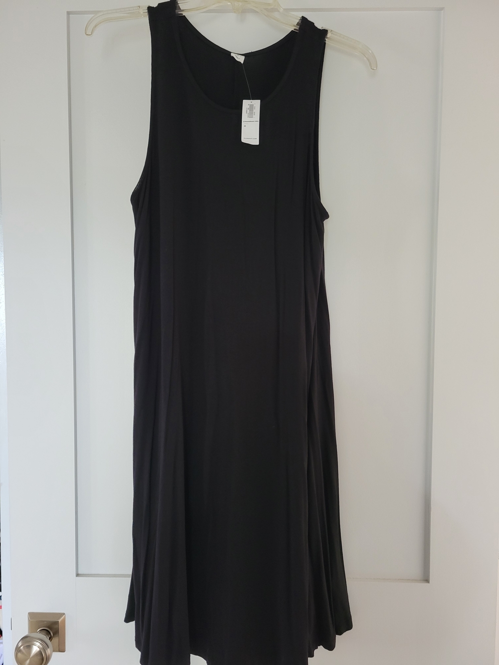 Old Navy Black Sleeveless Swing Dress